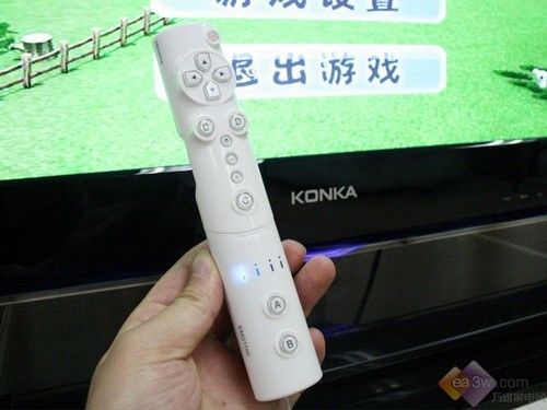康佳网锐电视与体感游戏机相连接_像Wii一样玩