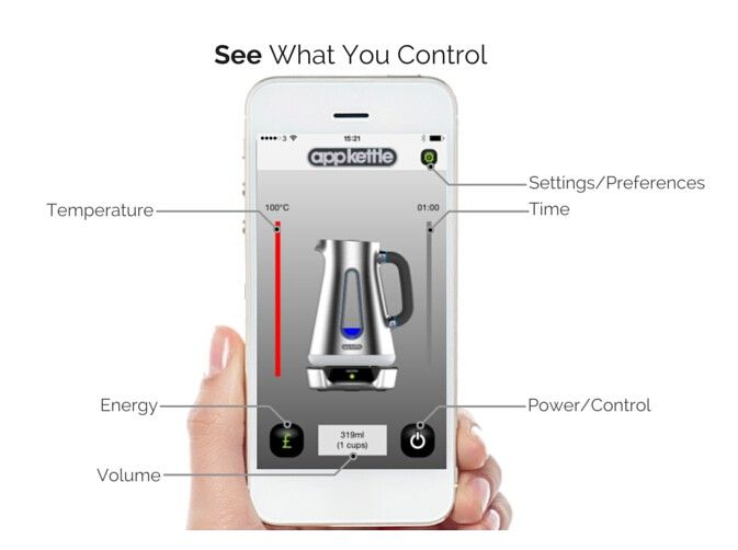 用手机控制水温 世界上最聪明的电水壶 